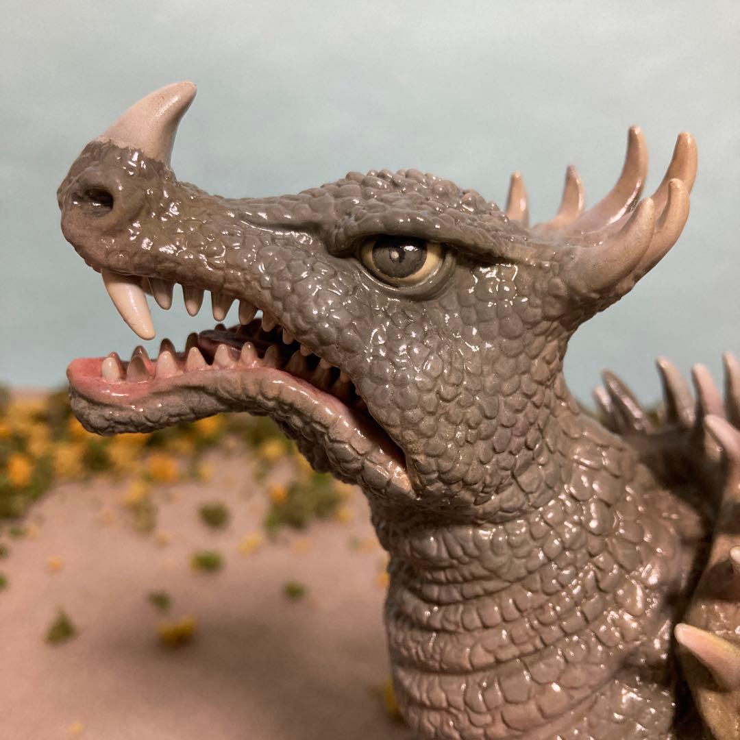 アンギラス　マーミットソフビ　組み立て完成品　カスタム・塗装済み