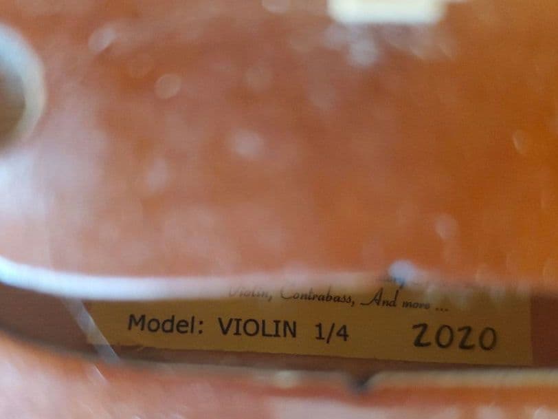 【値下げ、美品】HORA Reghin 1/4サイズ　バイオリン　2020年製