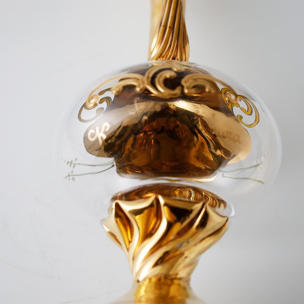 T　超高級 ベネチアングラス　イタリア製　ムラノーガラス　ワイングラス3客