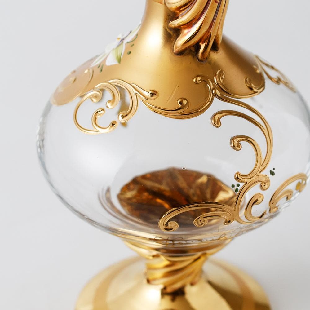 T　超高級 ベネチアングラス　イタリア製　ムラノーガラス　ワイングラス3客