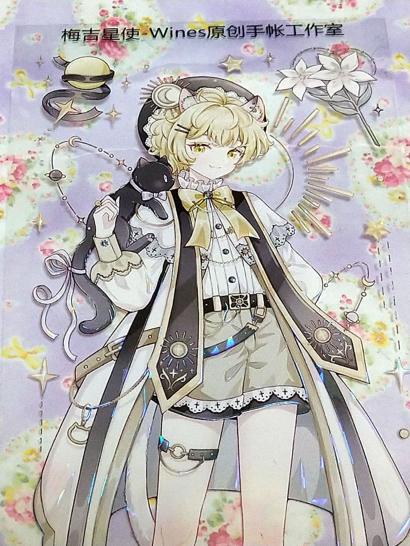 J1002＃梅吉星使(贝壳光)Wines切り売り海外人物マステ男の子