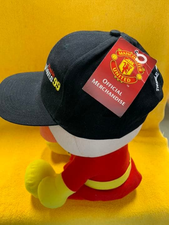 '99Man U三冠記念キャップ 公認商品 希少 未使用品タグ付き