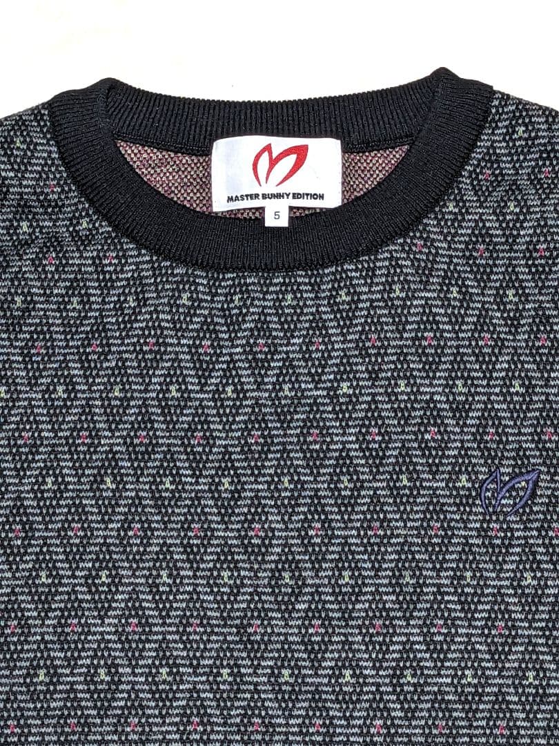 極美品✨MASTER BUNNY メンズウェア　ニットブルゾン サイズ５