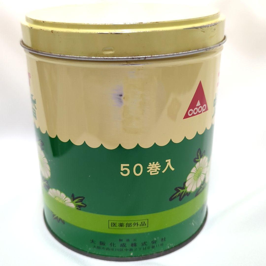 【昭和レトロ】【新品未使用】激レア　ヴィンテージ　Aコープ　蚊取線香　丸缶