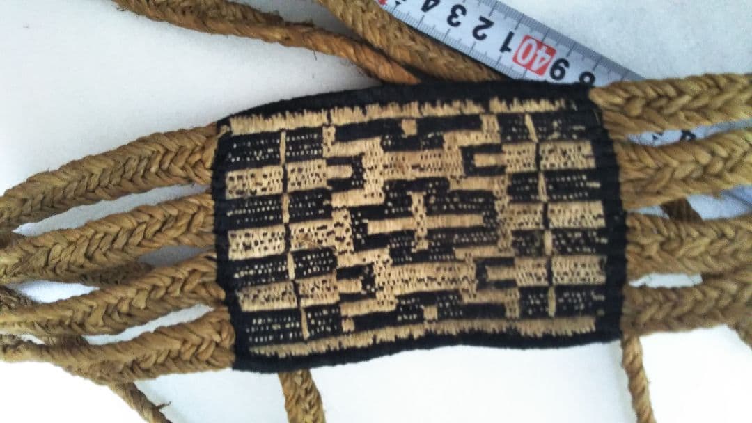 (値下げ)アイヌ背負い縄　タラ　希少民具