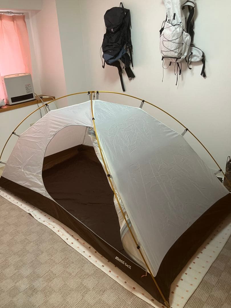 モンベル クロノスドーム2型 グランドシート付き