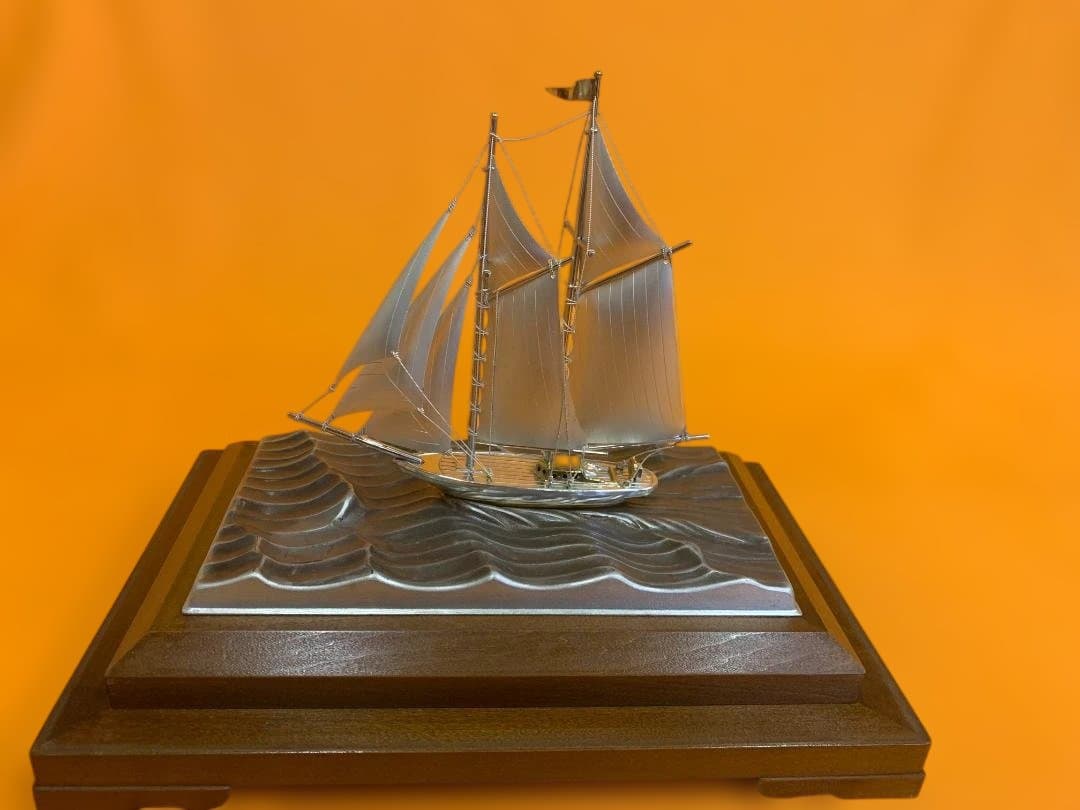 武比古　銀製　帆船　シルバー985　重量72g