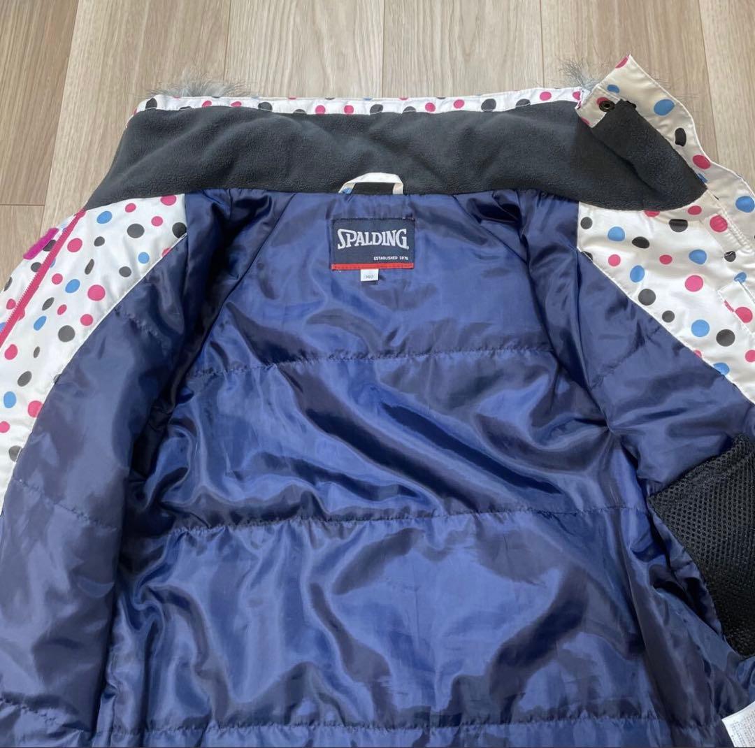 スポルティング　子ども用スキーウェア　水玉