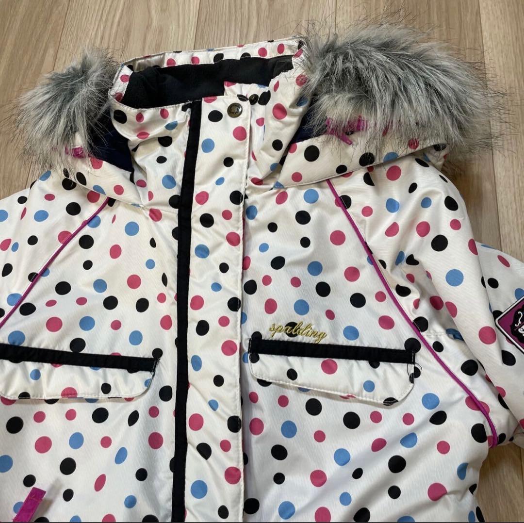 スポルティング　子ども用スキーウェア　水玉