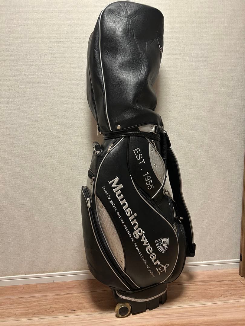 キャディバッグ/マンシングウェア/キャスター付