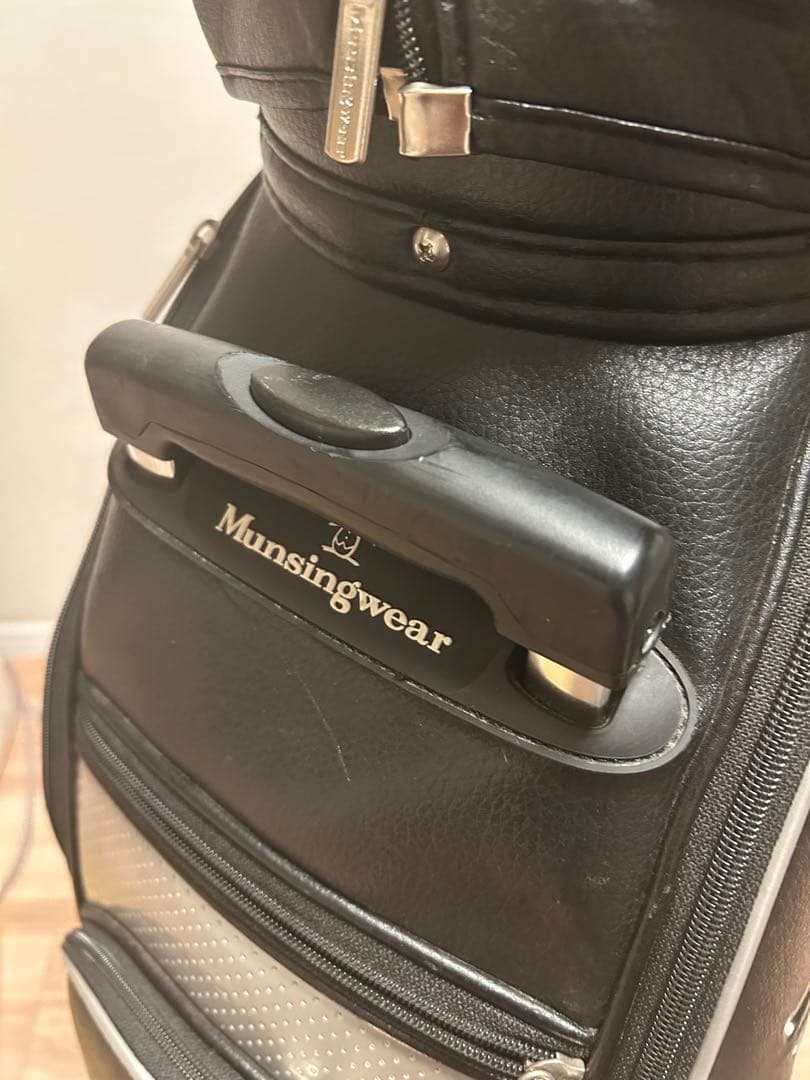 キャディバッグ/マンシングウェア/キャスター付