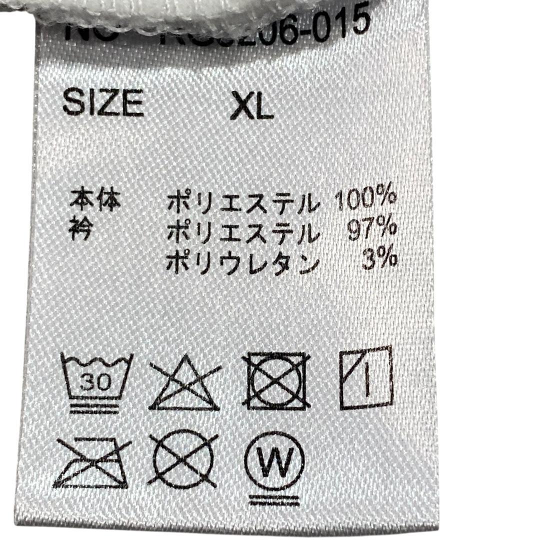 RENOMA GOLF レノマゴルフ 半袖 ポロシャツ XL ホワイト ブラック