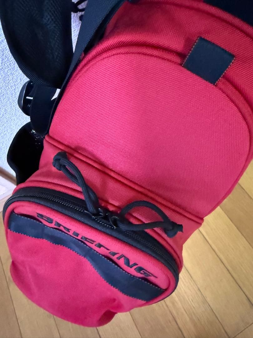 BRIEFING スタンド式ゴルフバッグ RED