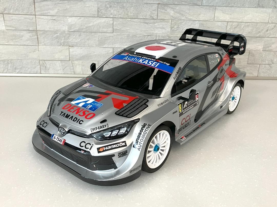 【Yoshi】タミヤRCボディ ヤリス WRC2025 ギリシャ 勝田選手