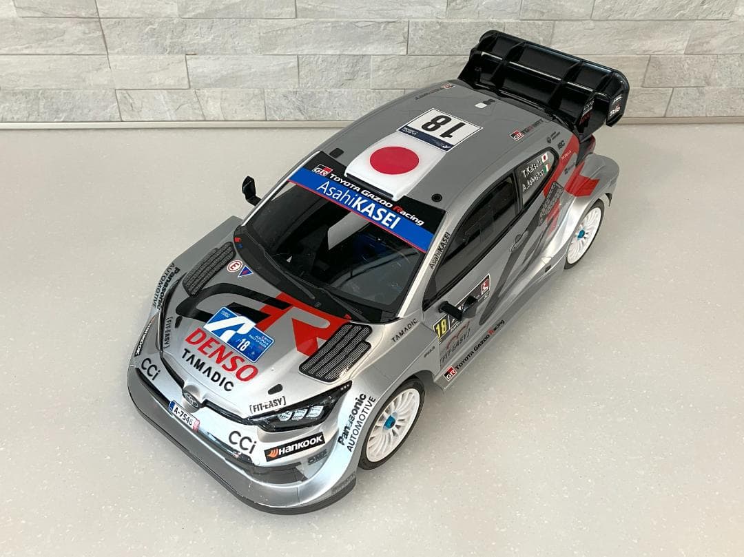 【Yoshi】タミヤRCボディ ヤリス WRC2025 ギリシャ 勝田選手