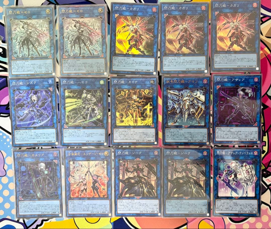 【遊戯王】閃刀姫デッキ【閃刀姫スリーブ付き】