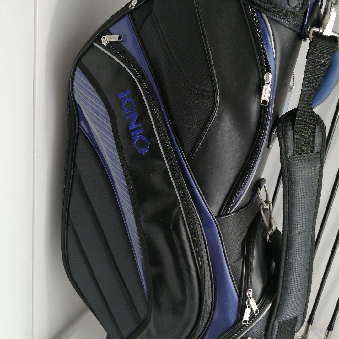 IGNIOキャディーバック+ゴルフクラブセット
