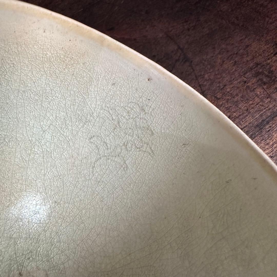 【超希少】 高麗 青磁 陰刻 菊花紋 茶碗 朝鮮美術 古玩 骨董 美品