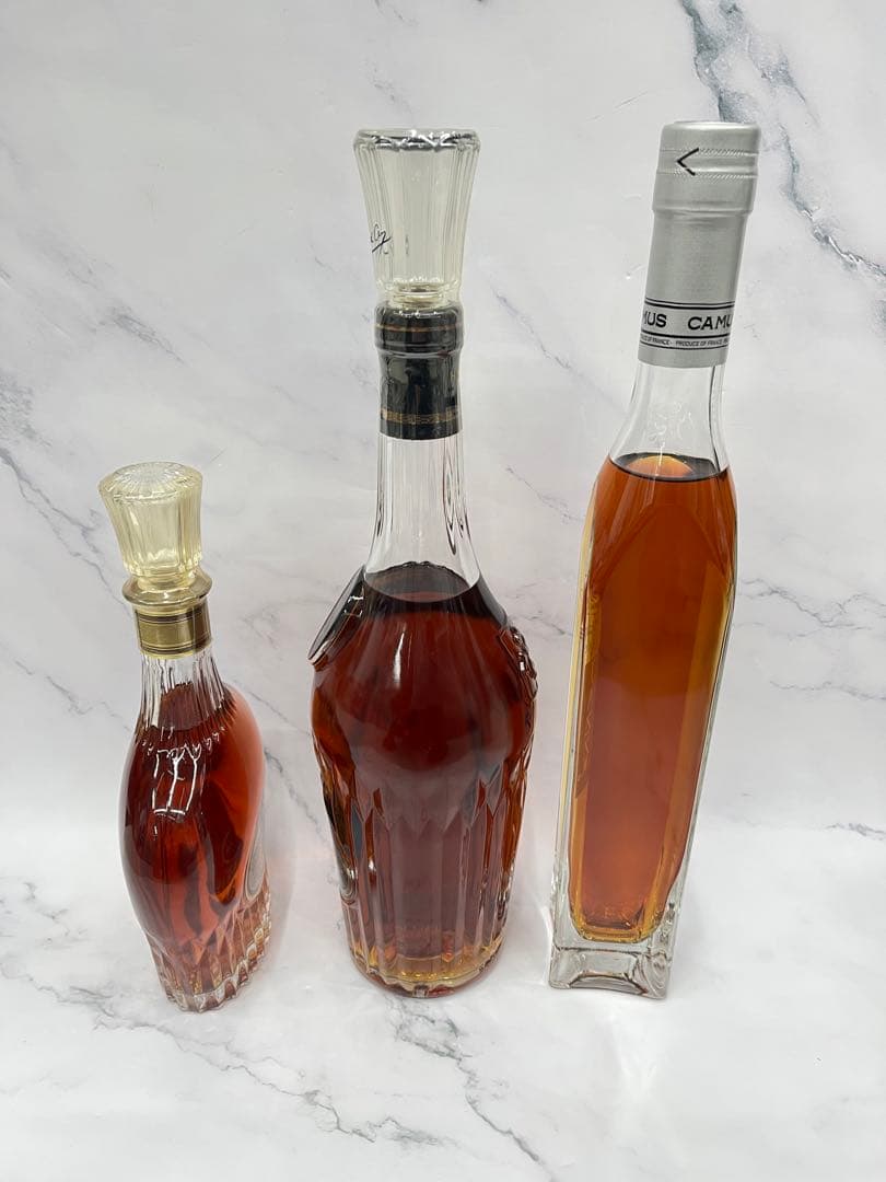 CAMUS カミュ　COGNAC コニャック　ブランデー　3本セット　まとめ売り