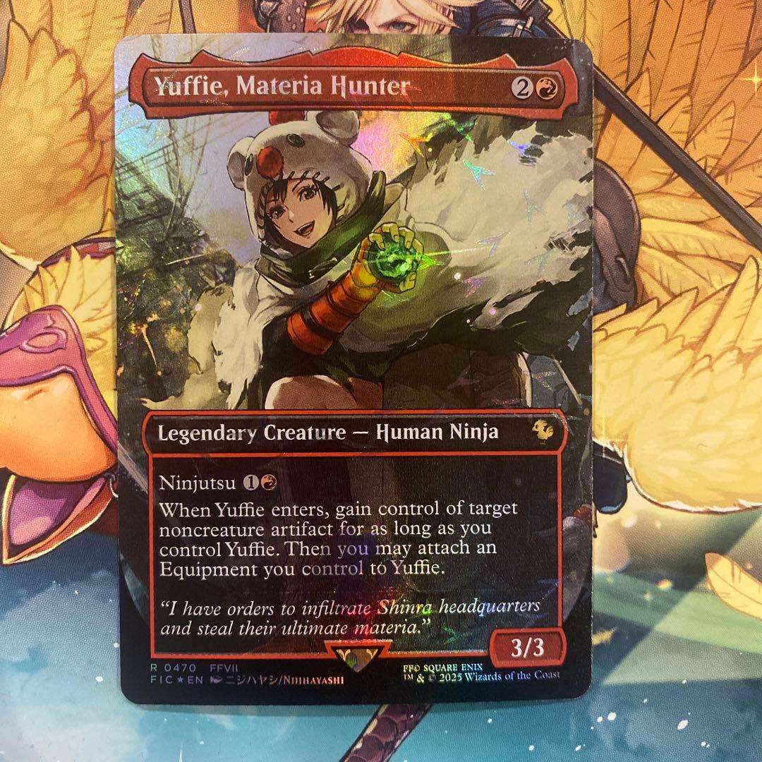 Mtg マテリアハンター、ユフィ全面アート版・チョコボトラック仕様 英語版