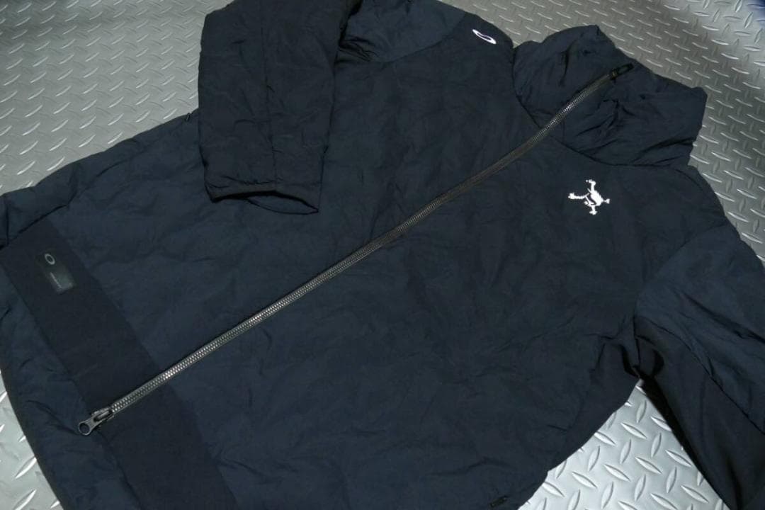 ★オークリー★中綿ブルゾンスカルチューブラーインサレーションジャケット★L/BK