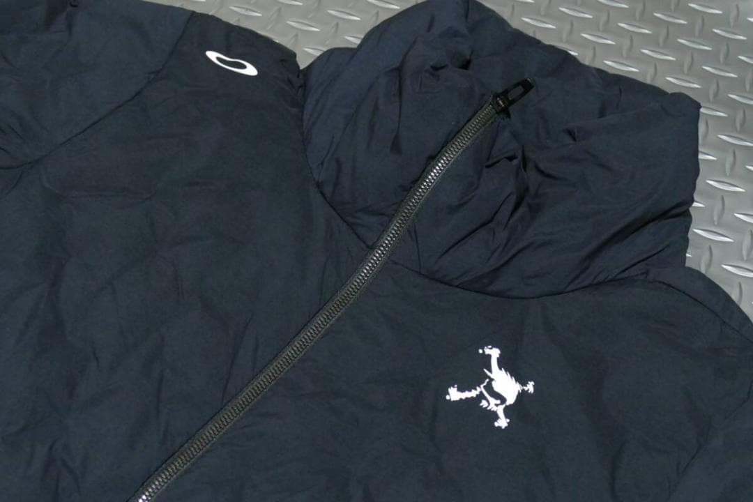 ★オークリー★中綿ブルゾンスカルチューブラーインサレーションジャケット★L/BK