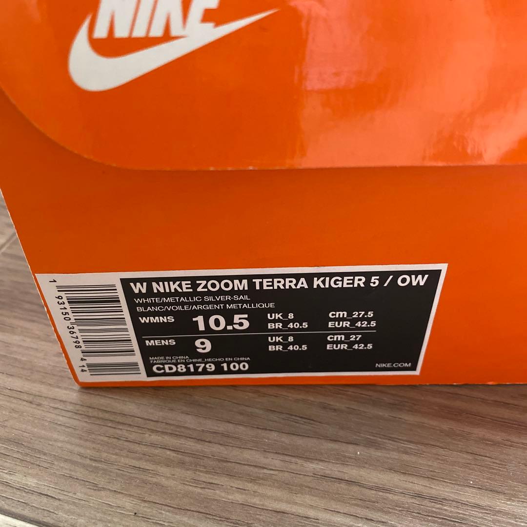 オフホワイトX ナイキズーム テラ キガー5 Off-whiteXNike