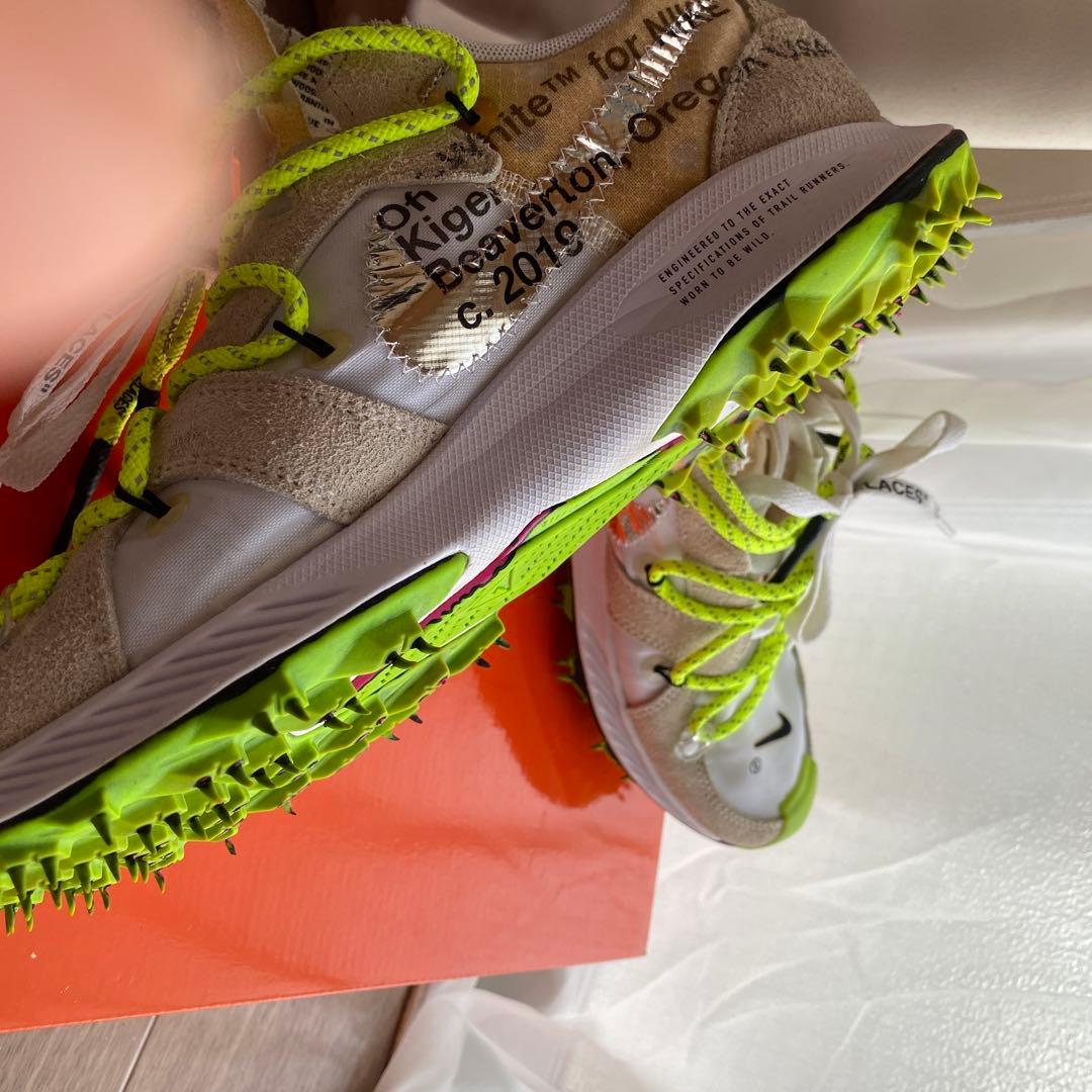 オフホワイトX ナイキズーム テラ キガー5 Off-whiteXNike