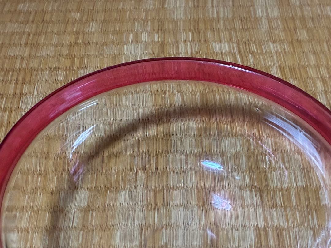 昭和レトロ 気泡 ギヤマン ガラス鉢 ガラス皿