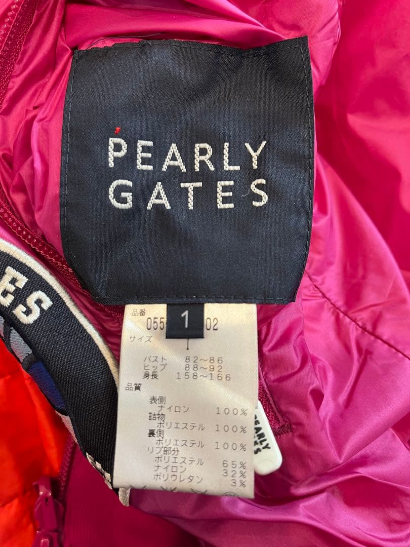 PEARLY GATES ピンク ジャケット 2way リバーシブル