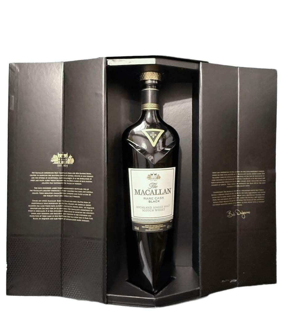 新品◆マッカラン レアカスク・ブラック 箱つき J901