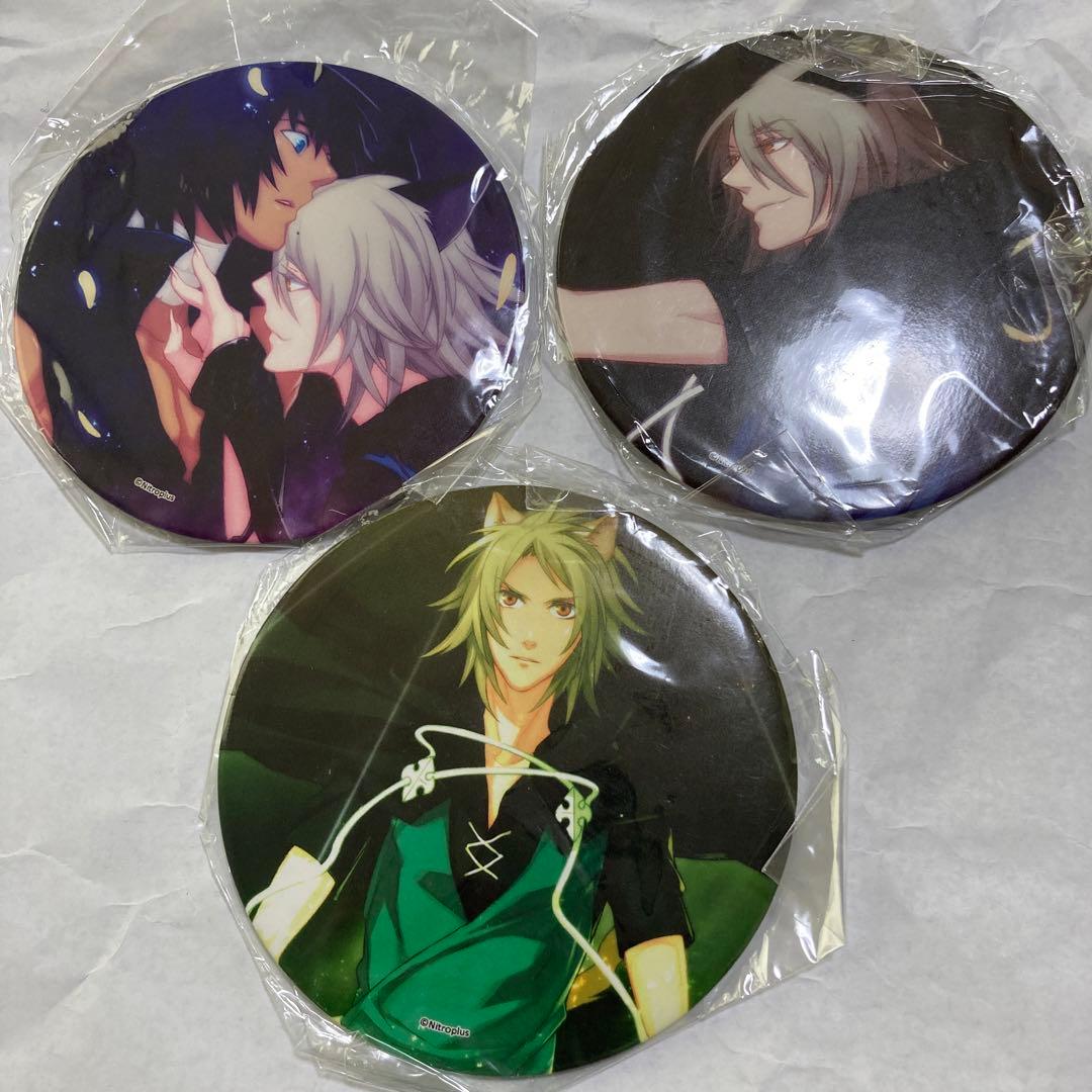 ニトロプラスキラル　リアルゲーム　ラメント　大判缶バッジ　コノエ　ライ　アサト