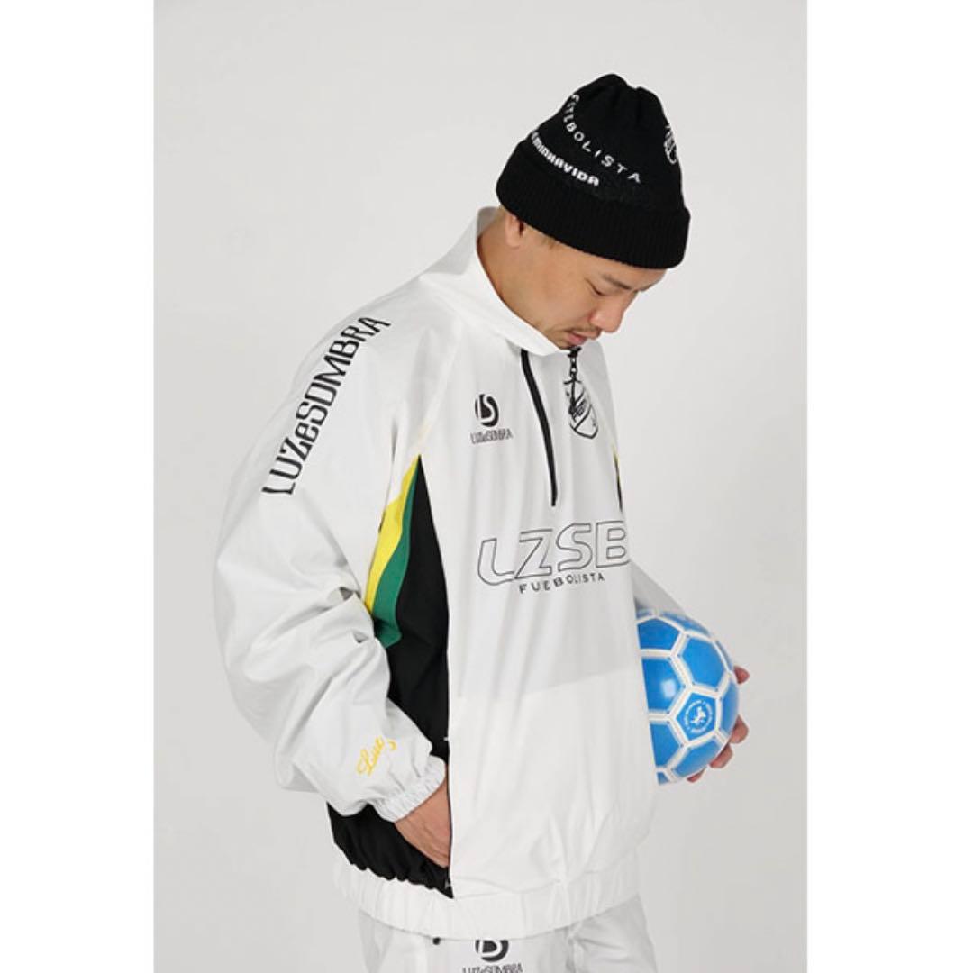 【新品】ルースイソンブラ M ハーフジップ ウェア フットサル ホワイト