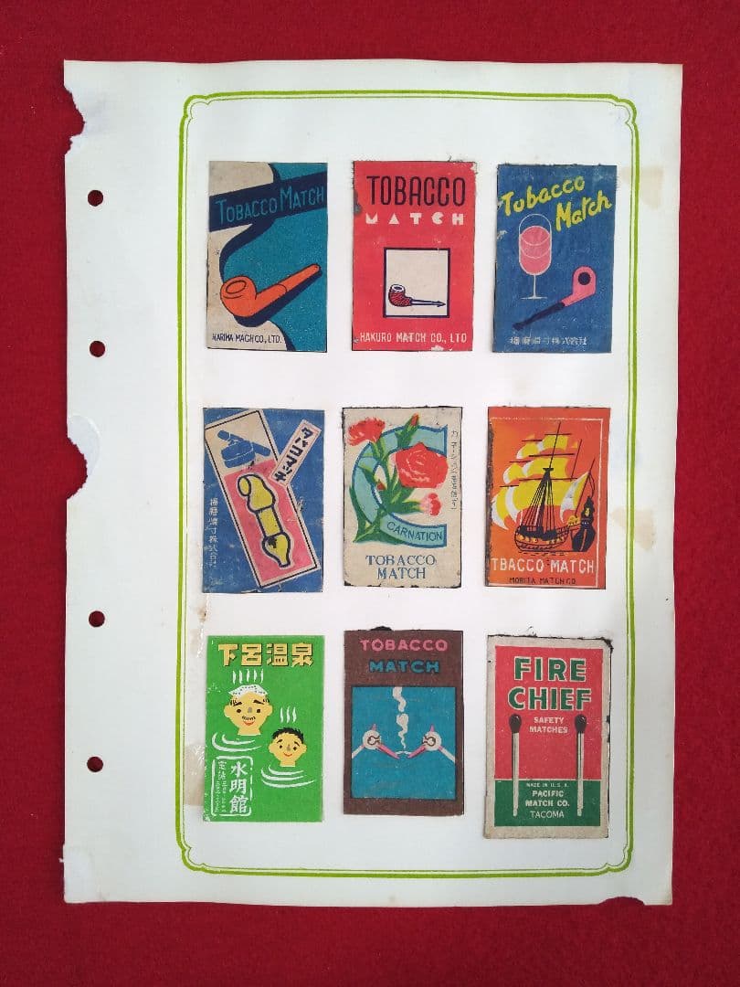マッチラベルコレクション 戦前 戦後 外国製も混じる 総数 148枚