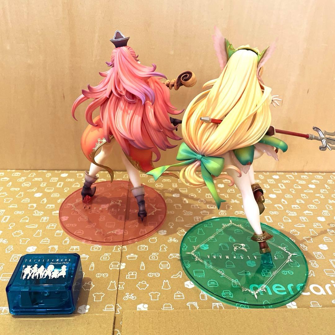 （株）フレア製　聖剣伝説3 リース、アンジェラ　フィギュア　2体セット