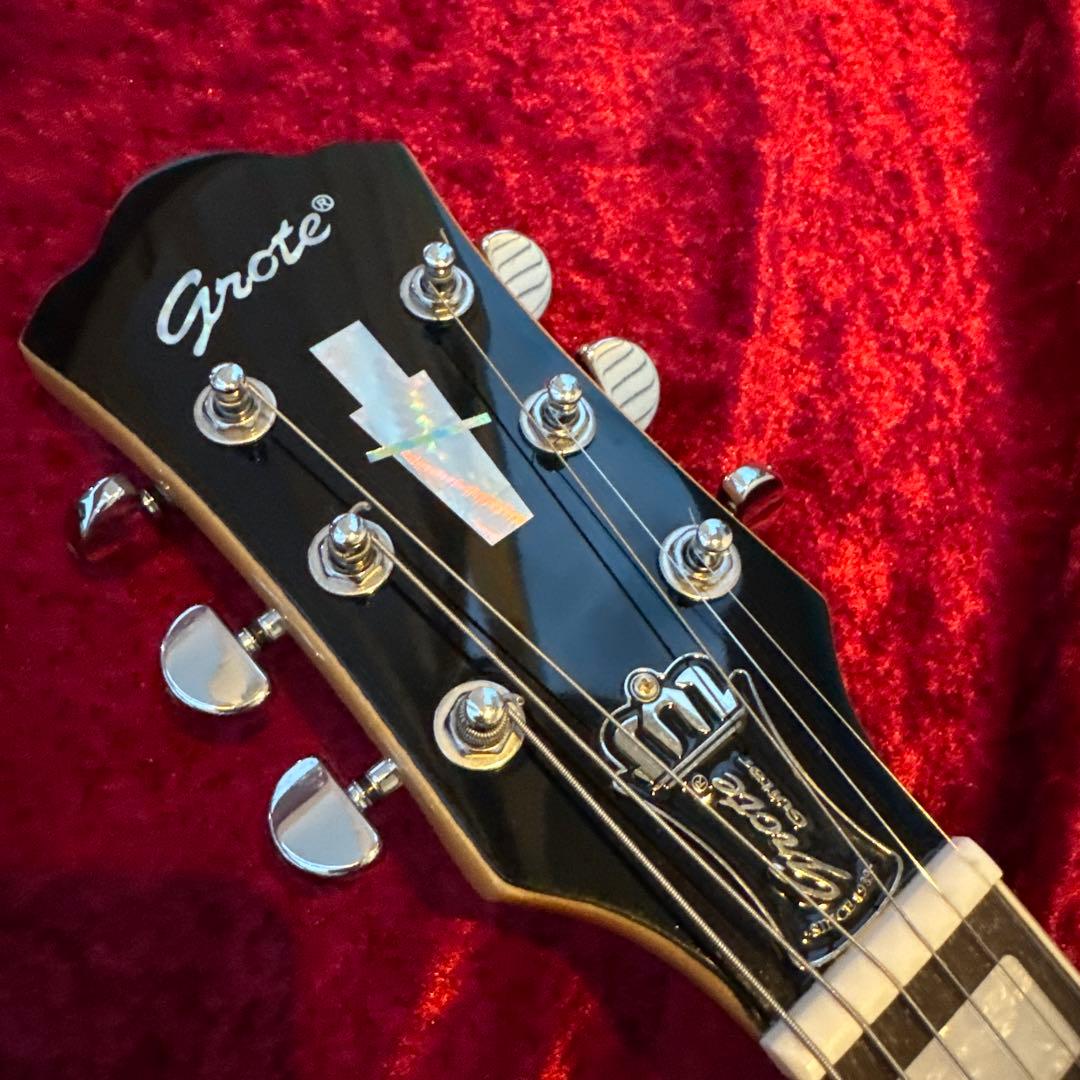 美品 メンテ済 Grote セミアコ エレキギター ES335タイプ