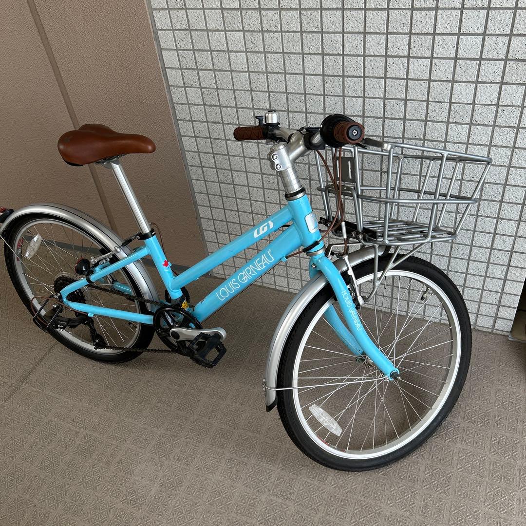 お洒落自転車『LOUIS GARNEAU（ルイガノ）』J22plus 水色