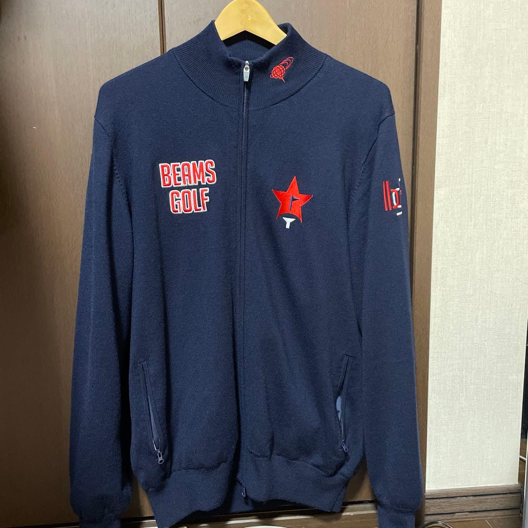 BEAMS GOLF ニットブルゾン