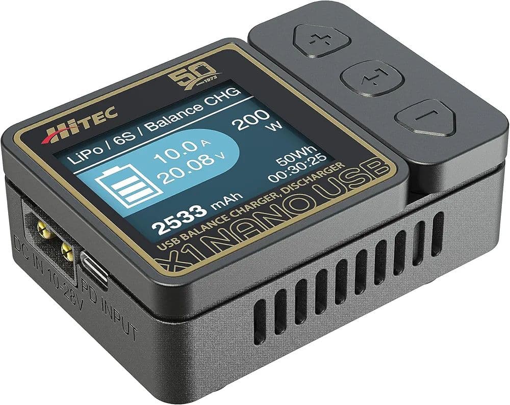 ハイテック X1 ナノUSB バランス充・放電器 50周年記念モデル 44346