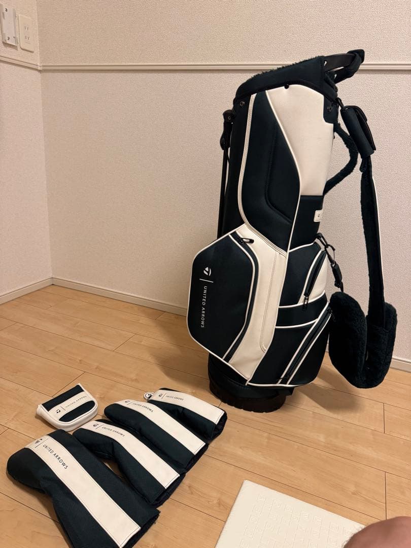 ユナイテッドアローズ　テーラーメイド　コラボ　キャディバック　ベットカバーセット