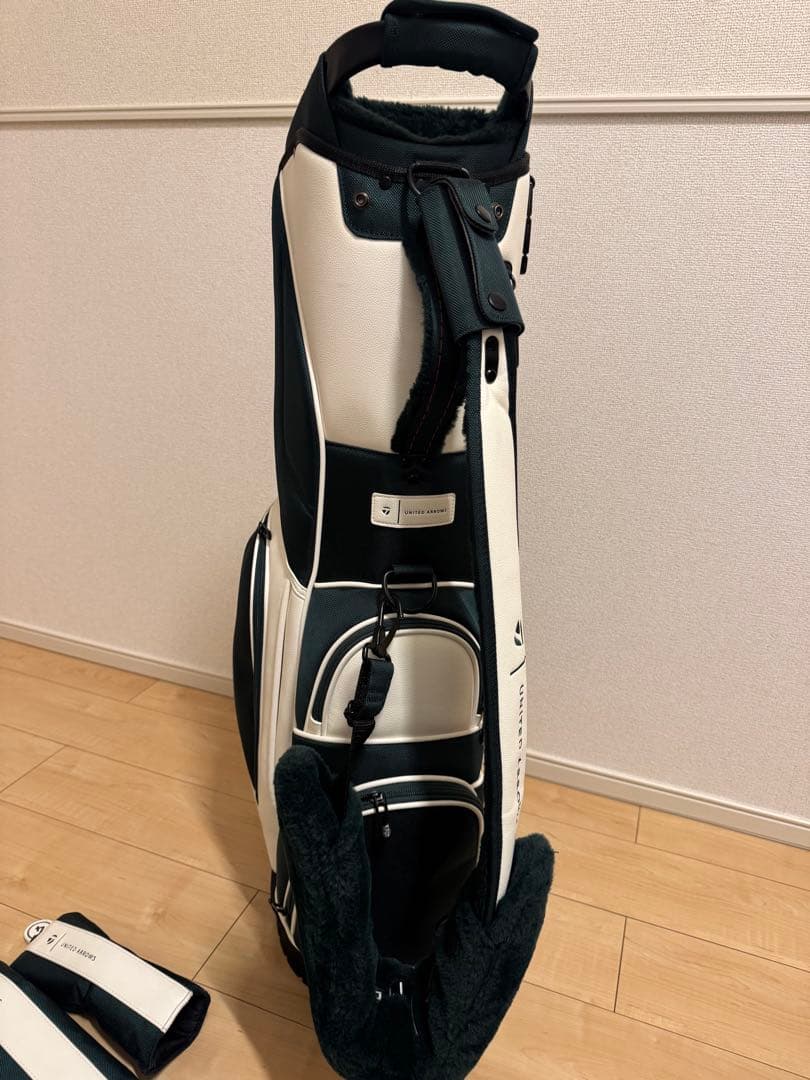 ユナイテッドアローズ　テーラーメイド　コラボ　キャディバック　ベットカバーセット