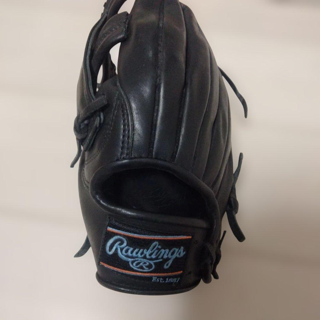 Rawlings左投げ用 軟式グローブ 黒