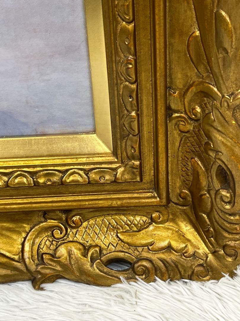 【絵画】複製画 世界の名画 9月の朝 ポール・シャパス 2126