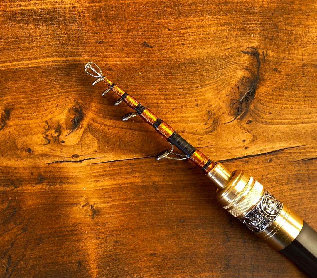 新品未使用　超軽量　カーボンロッド　5ft トラウトロッドベイトテレスコロッド