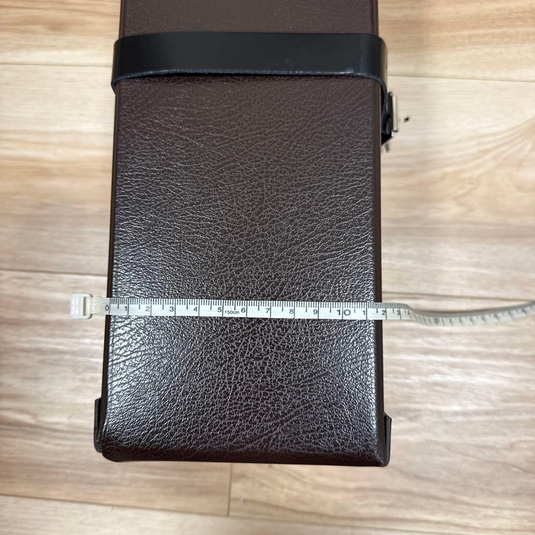 アライア　シューズボックス　ストラップ付き　牛革　収納ケース　alaia