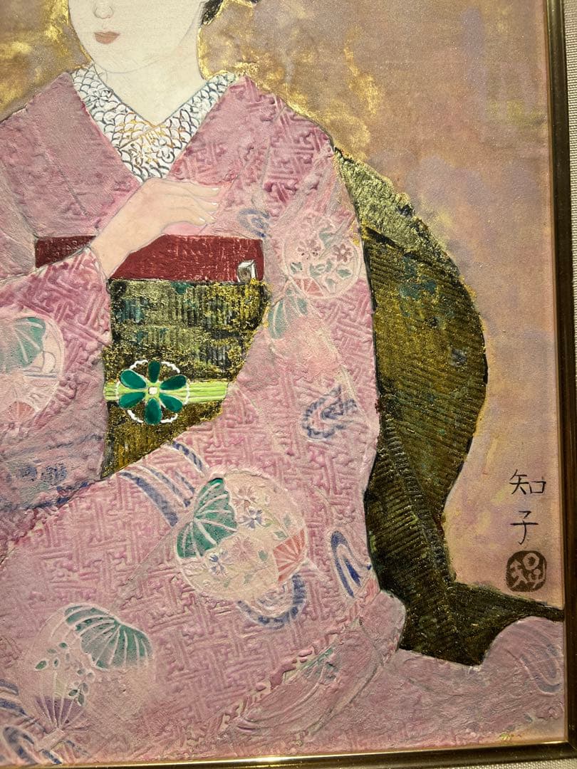 専用他の方発送×浮世絵　松田知子【舞妓】日本画　共シール