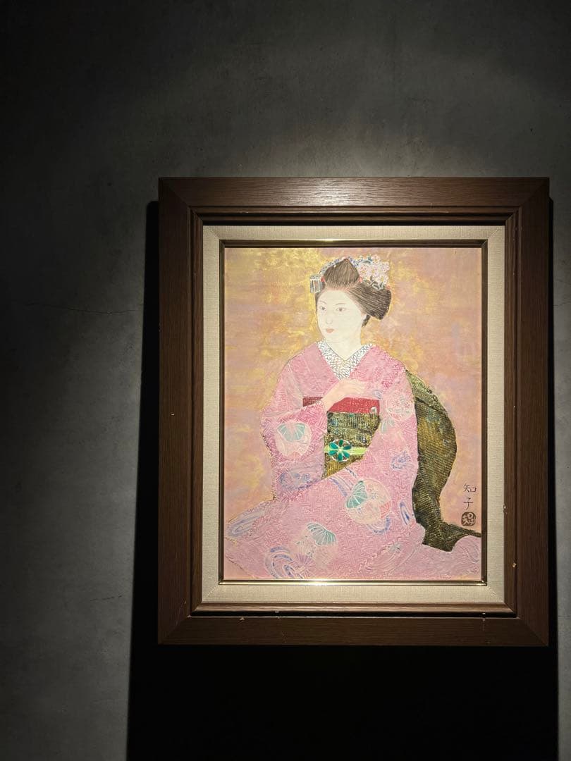 専用他の方発送×浮世絵　松田知子【舞妓】日本画　共シール