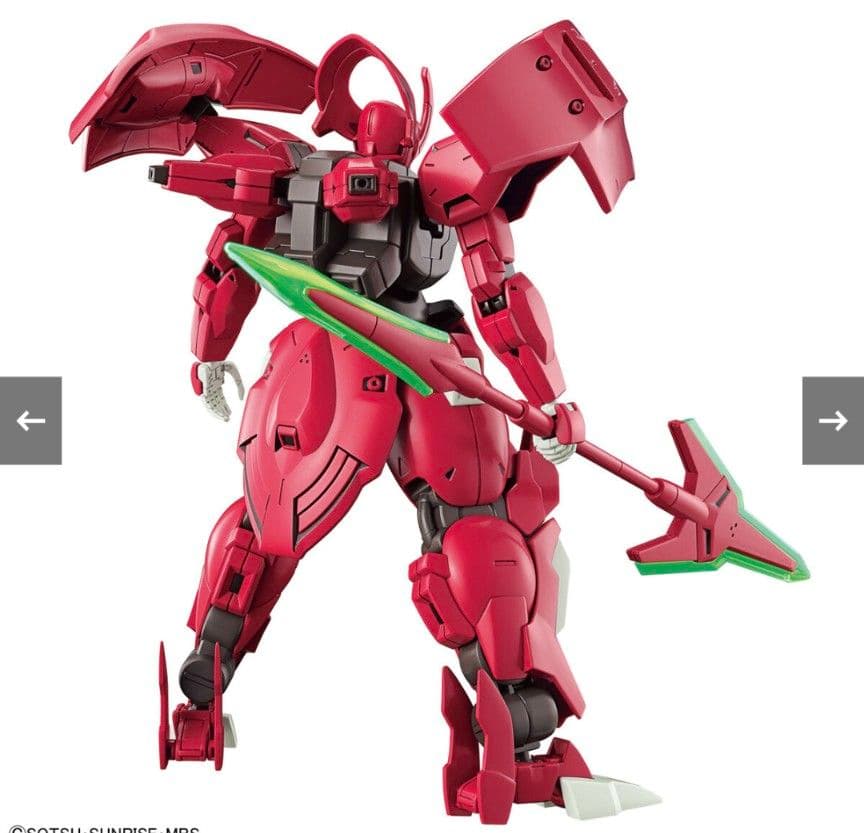 プレミアムバンダイ限定 水星の魔女MS拡張パーツセット+MS3機セット