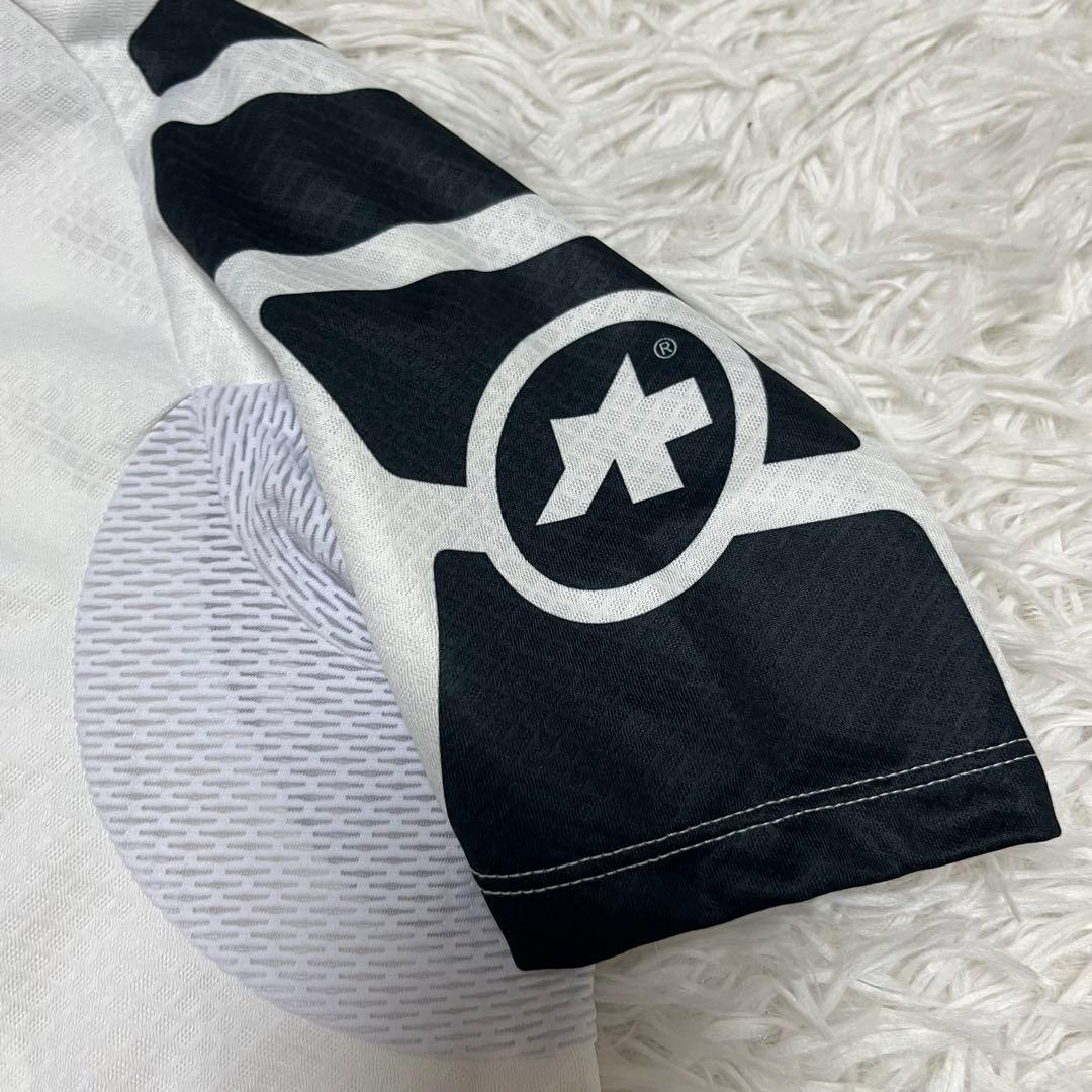 最高級 アソス assos サイクリングウェア 半袖 ホワイト メッシュ 速乾