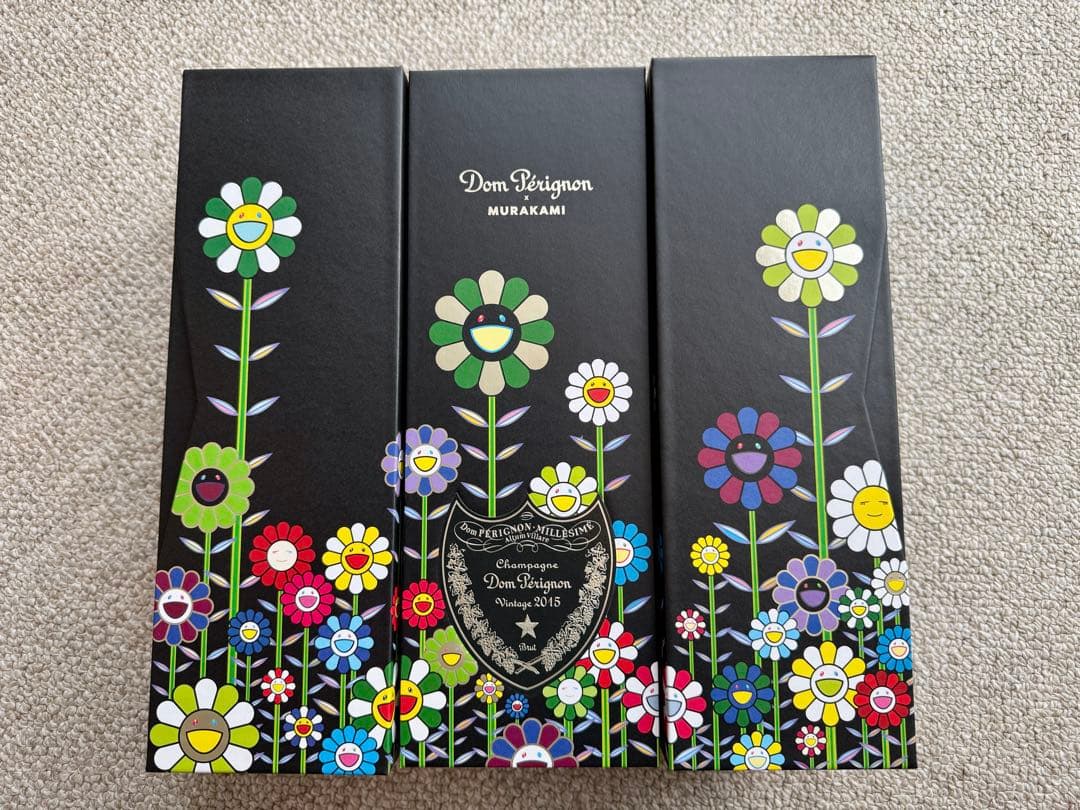 【新品未開封】ドン・ペリニヨン 2015★村上隆★3本セット
